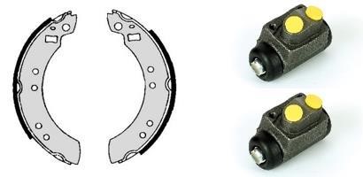 Brembo H 86 001 Brake shoes with cylinders, set H86001: Buy near me in Poland at 2407.PL - Good price!