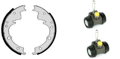 Brembo H A6 006 Brake shoes with cylinders, set HA6006: Buy near me in Poland at 2407.PL - Good price!
