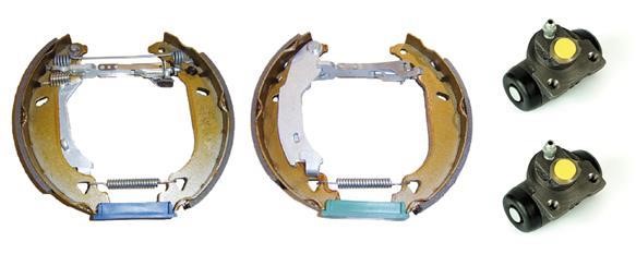 Brembo K 23 021 Brake shoes with cylinders, set K23021: Buy near me in Poland at 2407.PL - Good price!