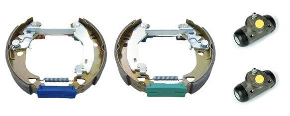 Brembo K 23 028 Brake shoes with cylinders, set K23028: Buy near me in Poland at 2407.PL - Good price!