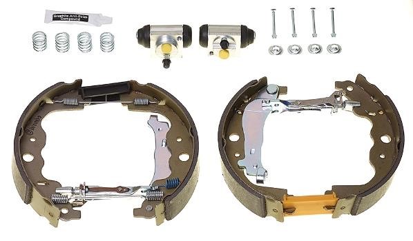 Brembo K 68 077 Brake shoes with cylinders, set K68077: Buy near me in Poland at 2407.PL - Good price!