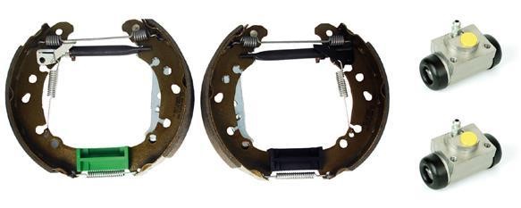 Brembo K 83 018 Brake shoes with cylinders, set K83018: Buy near me in Poland at 2407.PL - Good price!