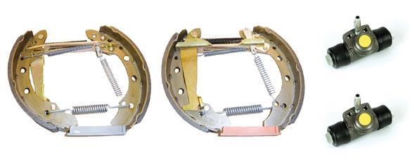 Brembo K 85 009 Brake shoes with cylinders, set K85009: Buy near me in Poland at 2407.PL - Good price!