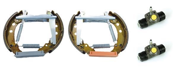 Brembo K 85 010 Brake shoes with cylinders, set K85010: Buy near me in Poland at 2407.PL - Good price!