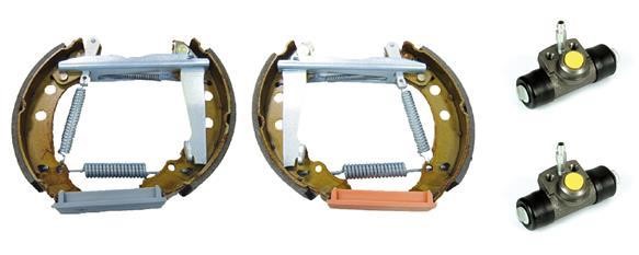 Brembo K 85 013 Brake shoes with cylinders, set K85013: Buy near me in Poland at 2407.PL - Good price!