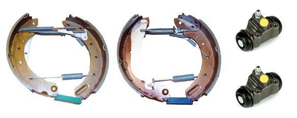 Brembo K 56 013 Brake shoes with cylinders, set K56013: Buy near me in Poland at 2407.PL - Good price!