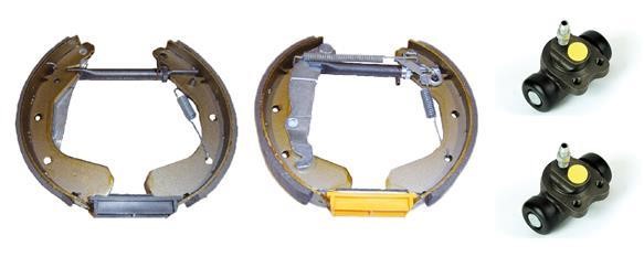 Brembo K 59 014 Brake shoes with cylinders, set K59014: Buy near me in Poland at 2407.PL - Good price!