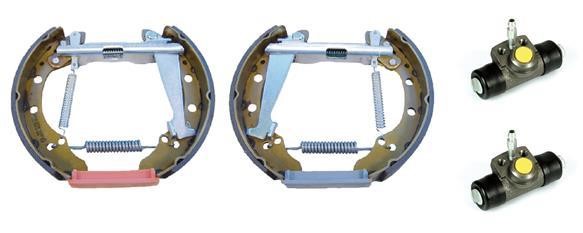 Brembo K 85 029 Brake shoes with cylinders, set K85029: Buy near me in Poland at 2407.PL - Good price!