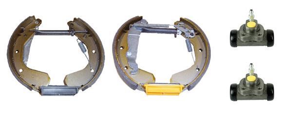 Brembo K 59 017 Brake shoes with cylinders, set K59017: Buy near me in Poland at 2407.PL - Good price!