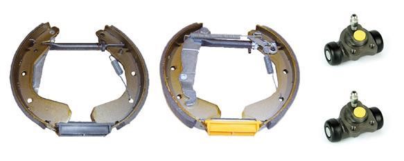 Brembo K 59 027 Brake shoes with cylinders, set K59027: Buy near me in Poland at 2407.PL - Good price!