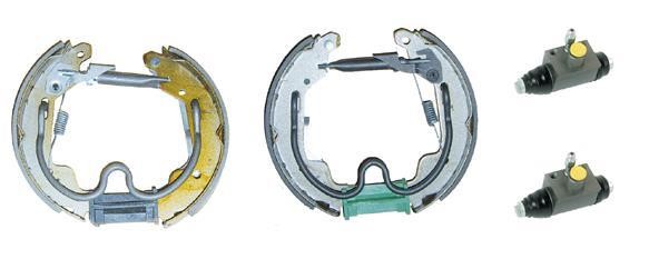 Brembo K 59 040 Brake shoes with cylinders, set K59040: Buy near me in Poland at 2407.PL - Good price!