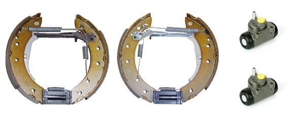Brembo K 61 065 Brake shoes with cylinders, set K61065: Buy near me in Poland at 2407.PL - Good price!