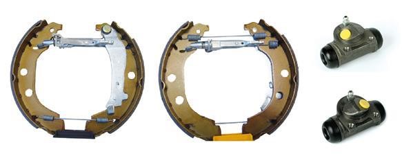 Brembo K 61 066 Brake shoes with cylinders, set K61066: Buy near me in Poland at 2407.PL - Good price!