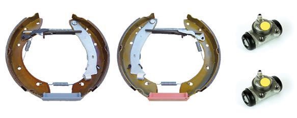 Brembo K 61 068 Brake shoes with cylinders, set K61068: Buy near me in Poland at 2407.PL - Good price!