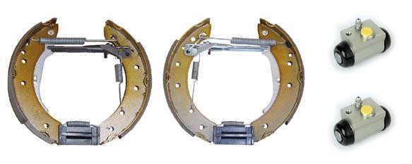 Brembo K 61 072 Brake shoes with cylinders, set K61072: Buy near me in Poland at 2407.PL - Good price!
