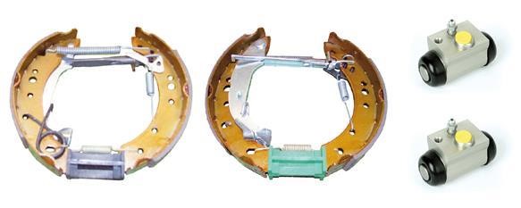 Brembo K 61 080 Brake shoes with cylinders, set K61080: Buy near me in Poland at 2407.PL - Good price!