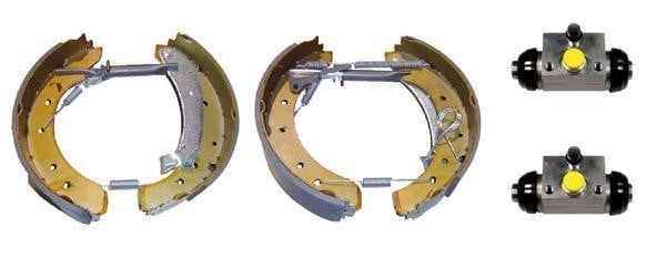 Brembo K 61 087 Brake shoes with cylinders, set K61087: Buy near me in Poland at 2407.PL - Good price!