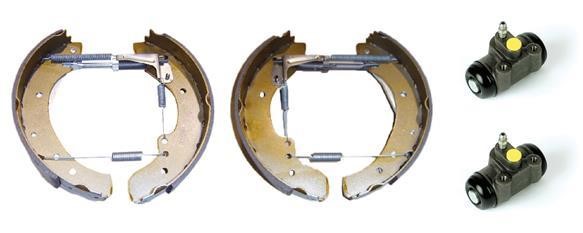 Brembo K 68 021 Brake shoes with cylinders, set K68021: Buy near me in Poland at 2407.PL - Good price!