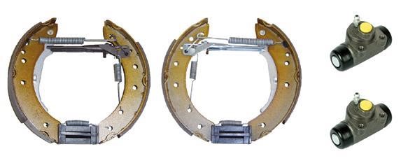 Brembo K 68 056 Brake shoes with cylinders, set K68056: Buy near me in Poland at 2407.PL - Good price!