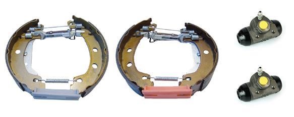 Brembo K 68 070 Brake shoes with cylinders, set K68070: Buy near me in Poland at 2407.PL - Good price!