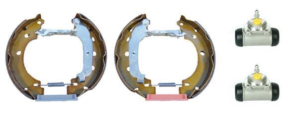 Brembo K 68 071 Brake shoes with cylinders, set K68071: Buy near me in Poland at 2407.PL - Good price!