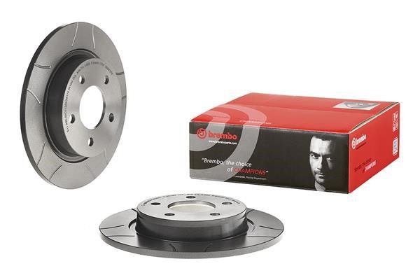 Brembo 08.9975.76 Rear brake disc, non-ventilated 08997576: Buy near me in Poland at 2407.PL - Good price!