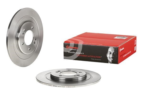 Brembo 08.C248.10 Тормозной диск задний невентилируемый 08C24810: Отличная цена - Купить в Польше на 2407.PL!