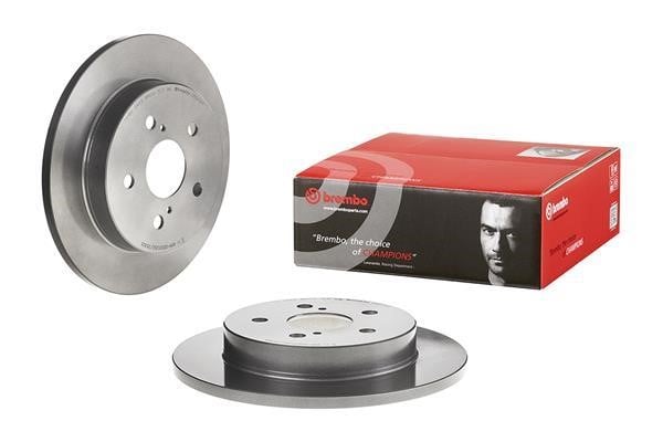 Brembo 08.D418.11 Тормозной диск невентилируемый 08D41811: Отличная цена - Купить в Польше на 2407.PL!