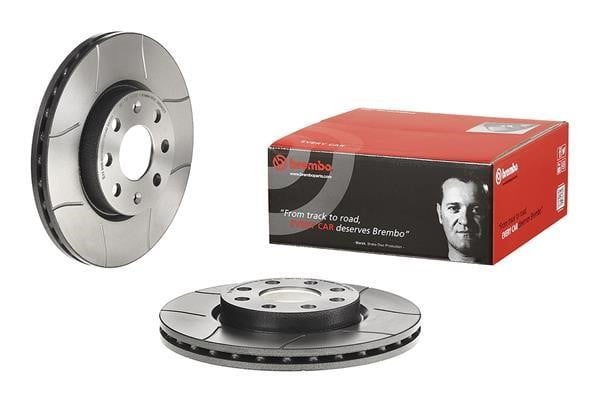 Brembo 09.5843.77 Front brake disc ventilated 09584377: Buy near me in Poland at 2407.PL - Good price!