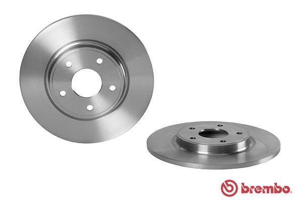 Brembo 08.N249.10 Тормозной диск невентилируемый 08N24910: Отличная цена - Купить в Польше на 2407.PL!