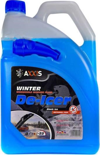 AXXIS 48021110407 Winter windshield washer fluid, -22°C, Black ice, 4l 48021110407: Buy near me in Poland at 2407.PL - Good price!