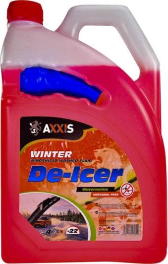 AXXIS 48021110410 Winter windshield washer fluid, -22°C, Watermelon, 4l 48021110410: Buy near me at 2407.PL in Poland at an Affordable price!