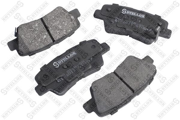 Stellox 000 031B-SX Brake Pad Set, disc brake 000031BSX: Buy near me in Poland at 2407.PL - Good price!