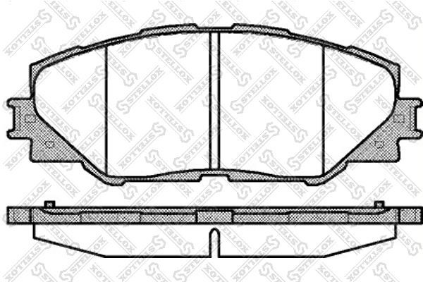 Stellox 001 095L-SX Тормозные колодки дисковые, комплект 001095LSX: Отличная цена - Купить в Польше на 2407.PL!