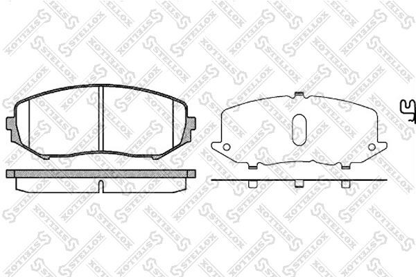 Stellox 001 097-SX Scheibenbremsbeläge, Set 001097SX: Kaufen Sie zu einem guten Preis in Polen bei 2407.PL!