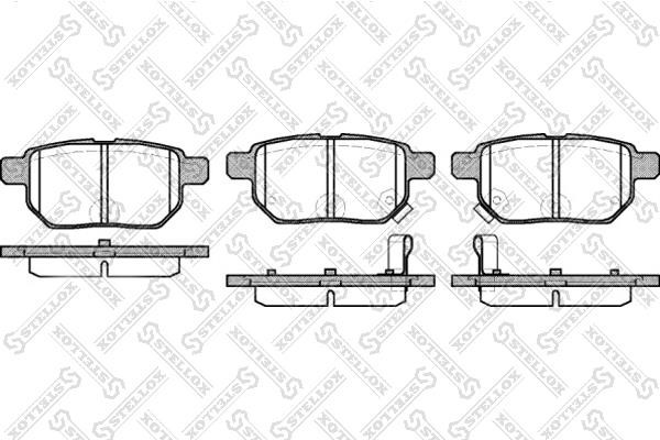 Stellox 002 008-SX Гальмівні колодки, комплект 002008SX: Приваблива ціна - Купити у Польщі на 2407.PL!