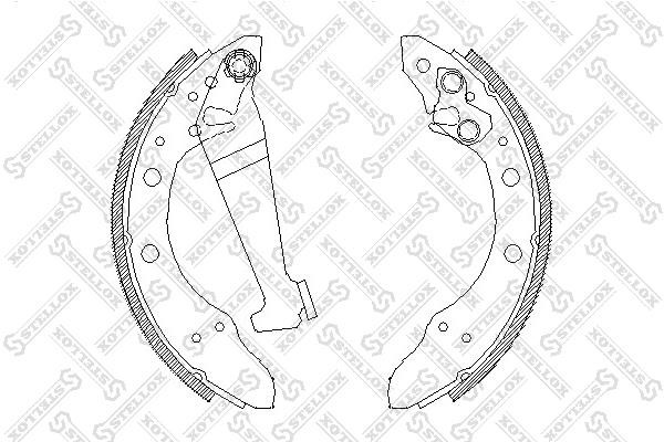 Stellox 057 101-SX Brake shoe set 057101SX: Buy near me at 2407.PL in Poland at an Affordable price!