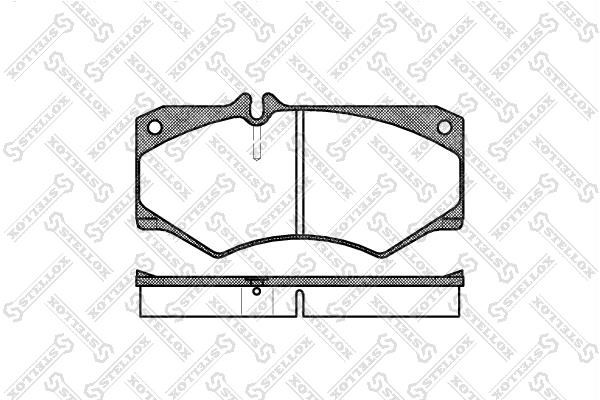 Stellox 058 030-SX Scheibenbremsbeläge, Set 058030SX: Kaufen Sie zu einem guten Preis in Polen bei 2407.PL!