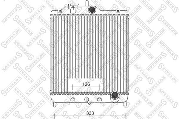 Stellox 10-25089-SX Radiator, engine cooling 1025089SX: Buy near me in Poland at 2407.PL - Good price!