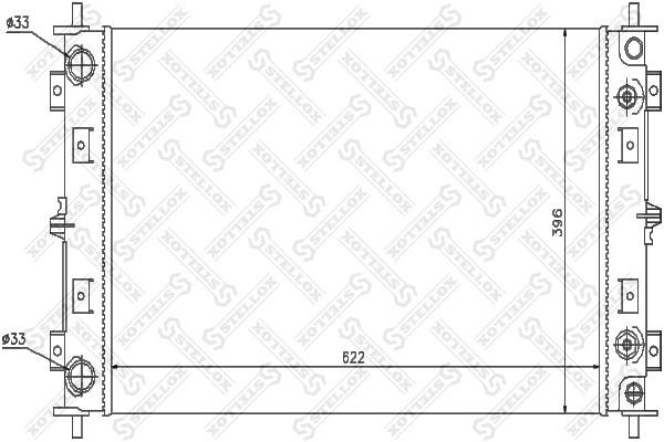 Stellox 10-25610-SX Kühler motorkühlung 1025610SX: Kaufen Sie zu einem guten Preis in Polen bei 2407.PL!