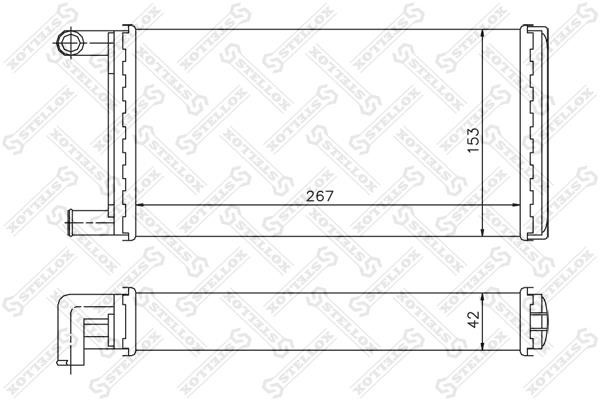 Stellox 10-35067-SX Heat exchanger, interior heating 1035067SX: Buy near me in Poland at 2407.PL - Good price!