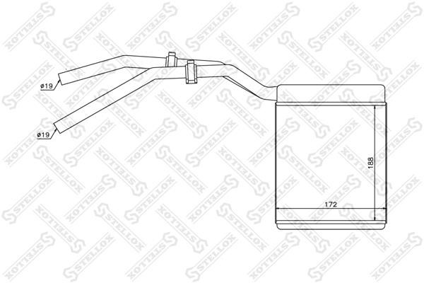 Stellox 10-35137-SX Heat exchanger, interior heating 1035137SX: Buy near me in Poland at 2407.PL - Good price!