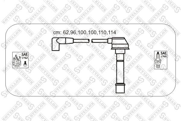 Stellox 10-38405-SX Ignition cable kit 1038405SX: Buy near me in Poland at 2407.PL - Good price!