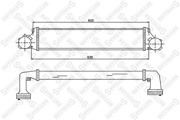 Stellox 10-40115-SX Інтеркулер 1040115SX: Приваблива ціна - Купити у Польщі на 2407.PL!