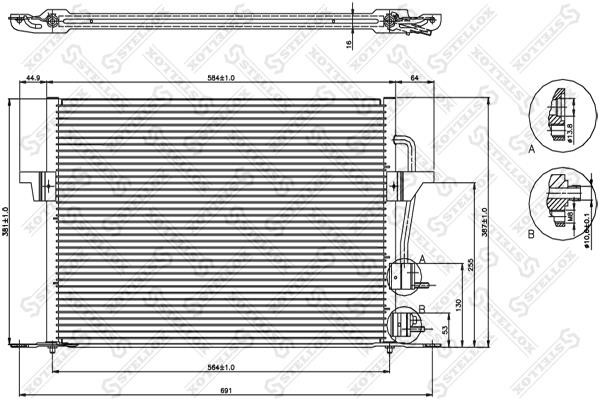 Stellox 10-45010-SX Радиатор кондиционера (Конденсатор) 1045010SX: Отличная цена - Купить в Польше на 2407.PL!