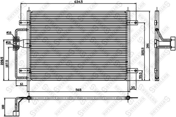 Stellox 10-45012-SX Радиатор кондиционера (Конденсатор) 1045012SX: Отличная цена - Купить в Польше на 2407.PL!