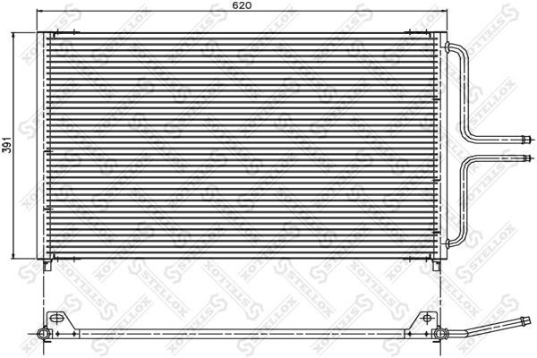 Stellox 10-45050-SX Радиатор кондиционера (Конденсатор) 1045050SX: Отличная цена - Купить в Польше на 2407.PL!