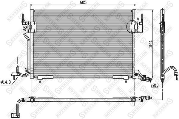 Stellox 10-45056-SX Радиатор кондиционера (Конденсатор) 1045056SX: Отличная цена - Купить в Польше на 2407.PL!