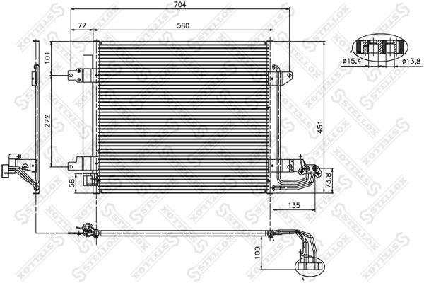 Stellox 10-45060-SX Condenser, air conditioning 1045060SX: Buy near me in Poland at 2407.PL - Good price!