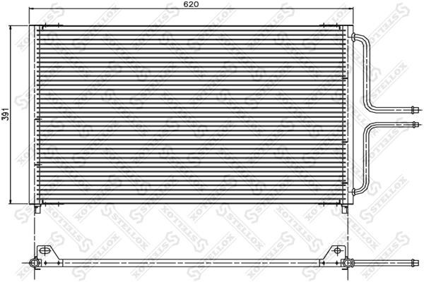 Stellox 10-45200-SX Радиатор кондиционера (Конденсатор) 1045200SX: Купить в Польше - Отличная цена на 2407.PL!